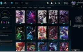 Conta League of legends com skins