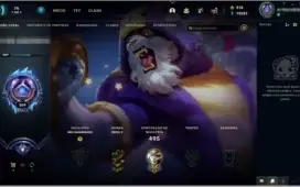 Conta League of legends com skins