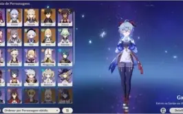 [AR51] Conta Genshin Ganyu+Amos T2 - Albedo - Zhongli + 3 T5