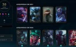 Conta de league of legends ,30 Skin 81 Champz Prata3!!