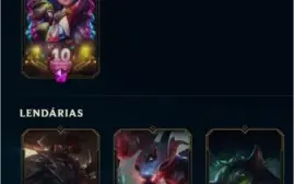CONTA LOL LEAGUE OF LEGENDS 🌟 FERRO 1 🌟 64 SKINS 🌟