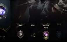CONTA LOL LEAGUE OF LEGENDS 🌟 FERRO 1 🌟 64 SKINS 🌟