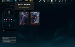 Diamante 4 com 26 campeões 2 skins
