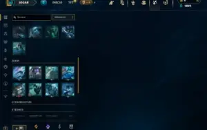 Diamante 4 com 26 campeões 2 skins
