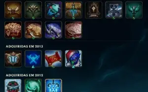 Conta League of Legends Full Acesso - 140 Champs e 41 Skins