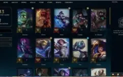 Conta LoL Diamante 1 - 41 champ - 6 skins