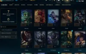 Ferro I, Lvl 30, 35K Ea, Upada Na Mão, Honra 3, 32 Campeões