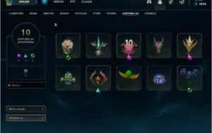 CONTA LEAGUE OF LEGENDS COM 11 GEMAS! OURO 4 SOLO DUO!