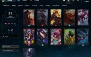 CONTA LEAGUE OF LEGENDS COM 11 GEMAS! OURO 4 SOLO DUO!