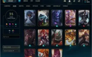 CONTA LEAGUE OF LEGENDS COM 11 GEMAS! OURO 4 SOLO DUO!