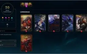 Conta League of Legends - Skins