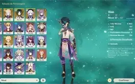 XIAO+EULA+ALBEDO+KEQING+QIQI+ 3 ARMAS 5 ESTRELAS