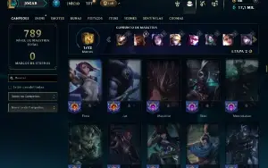 Esmeralda 3 com TODOS os champs e 164 Skins + 8 Vitoriosas