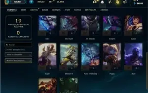 Conta platina 4 com 22 Champs ( SEM EMAIL CONFIRMADO )
