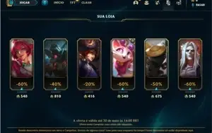 Conta platina 4 com 22 Champs ( SEM EMAIL CONFIRMADO )