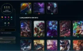 CONTA DE LOL PLAT4 MMR DE DIAMANTE DA SEASON PASSADA
