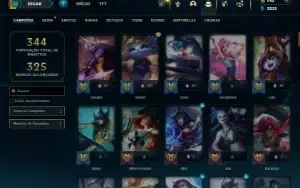 Esmeralda 4 com 120 Champs e 142 Skins + 5 Prestigios