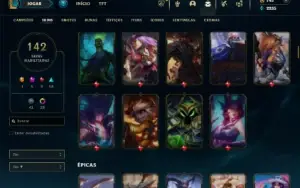 Esmeralda 4 com 120 Champs e 142 Skins + 5 Prestigios
