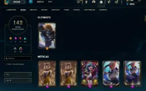 Esmeralda 4 com 120 Champs e 142 Skins + 5 Prestigios