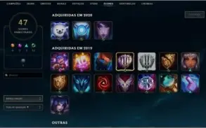 CONTA DIAMANTE 4 50 campeões 18K E.A.