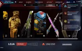 Conta Apex Legends com 150 cristais a escolha de sua herança