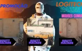 Macros "No Recoil" Logitech, Razer e demais mouses.