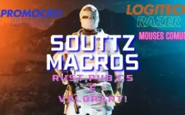 Macros "No Recoil" Logitech, Razer e demais mouses.