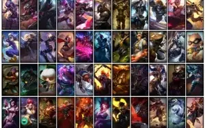 Conta unranked com 155 Champs e 111 Skins