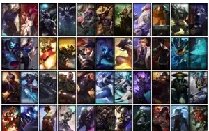 Conta unranked com 155 Champs e 111 Skins