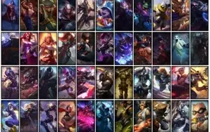 Conta unranked com 155 Champs e 111 Skins