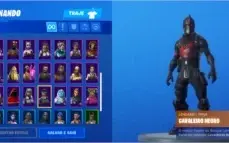 conta fortnite com cavaleiro negro e salve o mundo