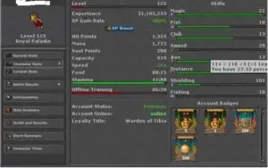 ED 345 Gentebra + Vários chares skill alto