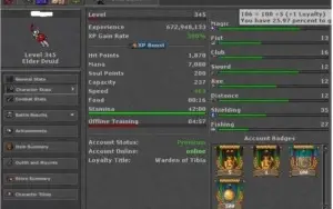 ED 345 Gentebra + Vários chares skill alto