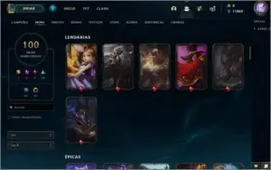 DADOS DE CRIAÇÃO, 100 SKINS, NIVEL 271, MOLDURA YONE YASUO+