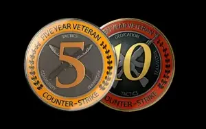 Conta de CSGO (Lowdig) Medalhas de 5 e 10 anos