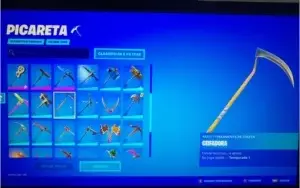 vendo conta de fortnite com muitas skins