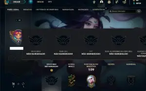 Conta Unranked com 32 Champs e 32 Skins