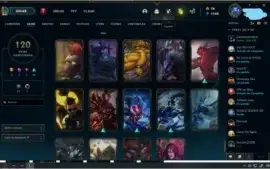CONTA LOL 100 SKINS >>> VARIOS CHAMPIONS >>> GOLD 3