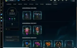 CONTA LOL 100 SKINS >>> VARIOS CHAMPIONS >>> GOLD 3