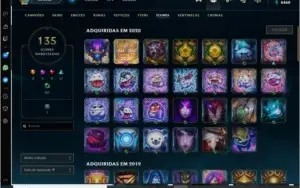 CONTA LOL 100 SKINS >>> VARIOS CHAMPIONS >>> GOLD 3