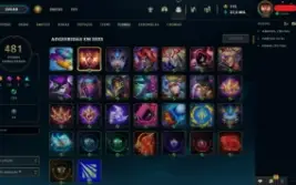 Conta De Lol Com 568 Skins