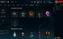 Conta De Lol Com 568 Skins