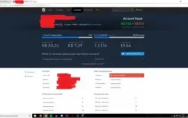 Conta Steam com mais de 800 reais em jogos