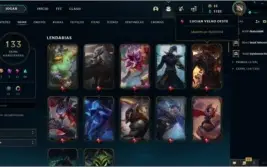 Conta no league of Legends