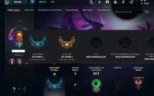 Platina 1 com TODOS os champs e 221 Skins + 600k de Lee