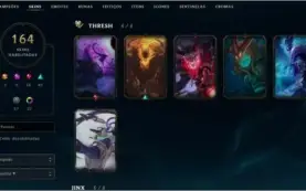 Borda Platina, 164 Skins e 19 Gemas