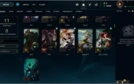 Conta Unranked LVL 30 + de 20 Cápsulas +11 Champs Habilitado