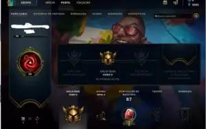 Conta league of legends ouro