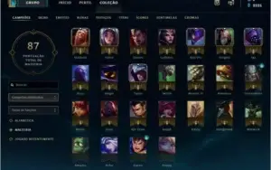 Conta league of legends ouro