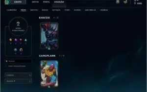Conta league of legends ouro